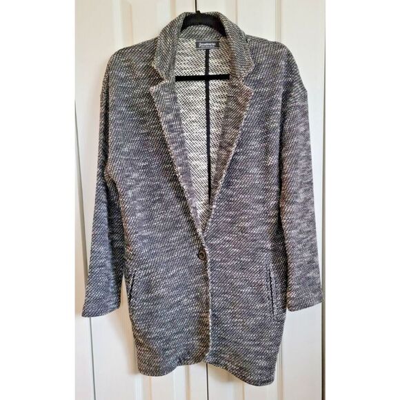 Stradivarius M Women's Jacket Blazer B/W Pockets Not Lined L/S‎ - Picture 1 of 6